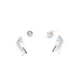 Ivory Solitaire Earring