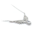 Solitaire Michael Angel Wing Necklace