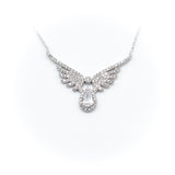 Solitaire Michael Angel Wing Necklace