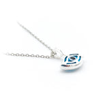 Eye Beaded Blue Necklace