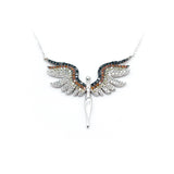 Brown Michael Angel Necklace