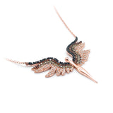 Brown Michael Angel Necklace