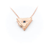 Eye Protecton Openable Amulet Necklace